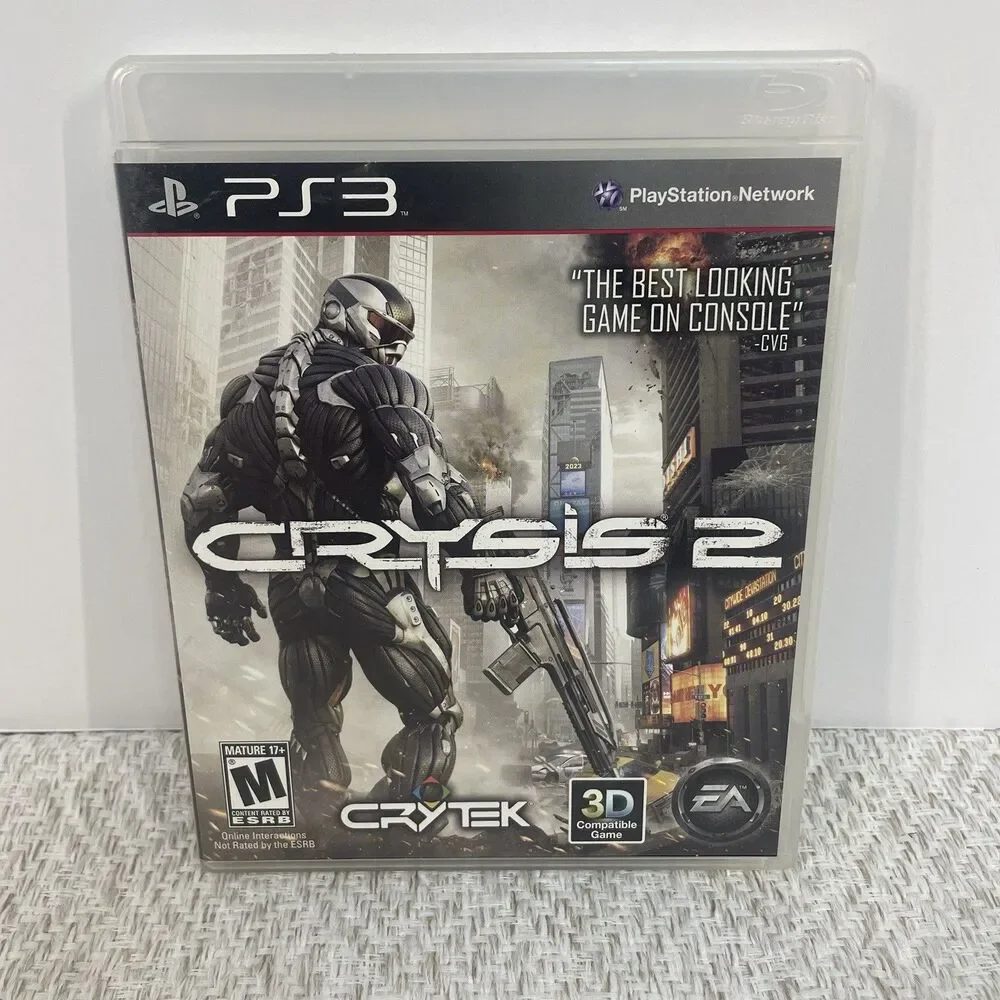 Crysis 2 Sony PlayStation 3 PS3 Complete Shooter Video Game